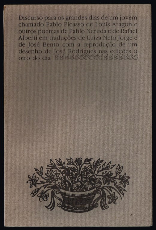 DISCURSO PARA OS GRANDES DIAS DE UM JOVEM CHAMADO PABLO PICASSO...